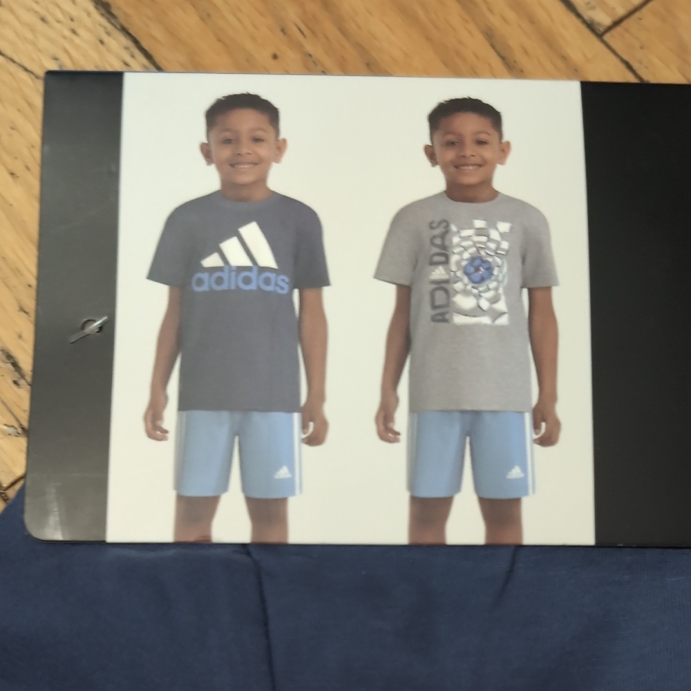 NEW Adidas Kids' 3 Pack tshirts & Shorts *BINL